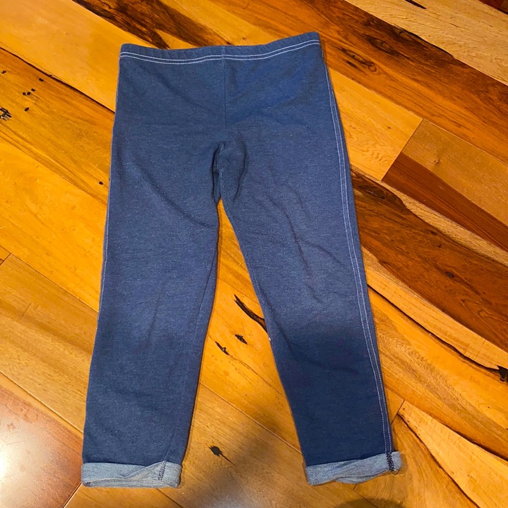 LUCY FAUX JEANS LEGGINGS JUNIORS